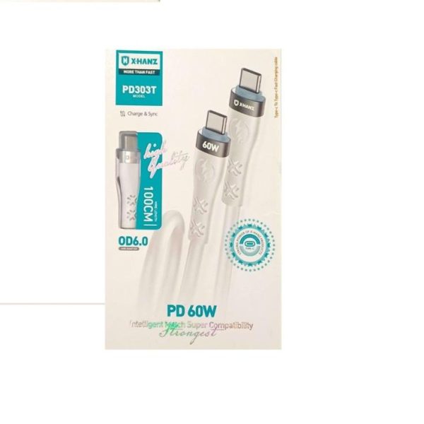 کابل شارژر type c 60w PD303T
