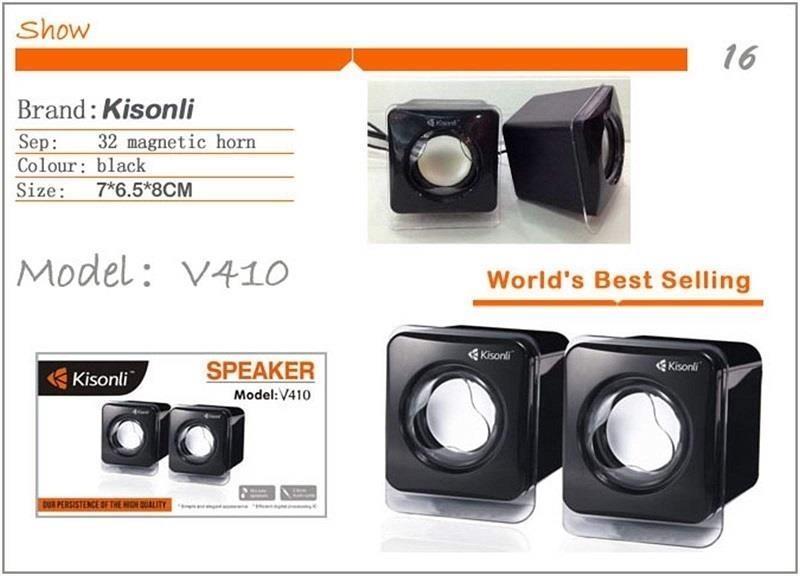 اسپیکر لپ تاپ V 410 USB برند kisonli