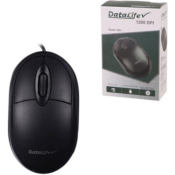 موس سیم دار مدل m01 برند Datalife