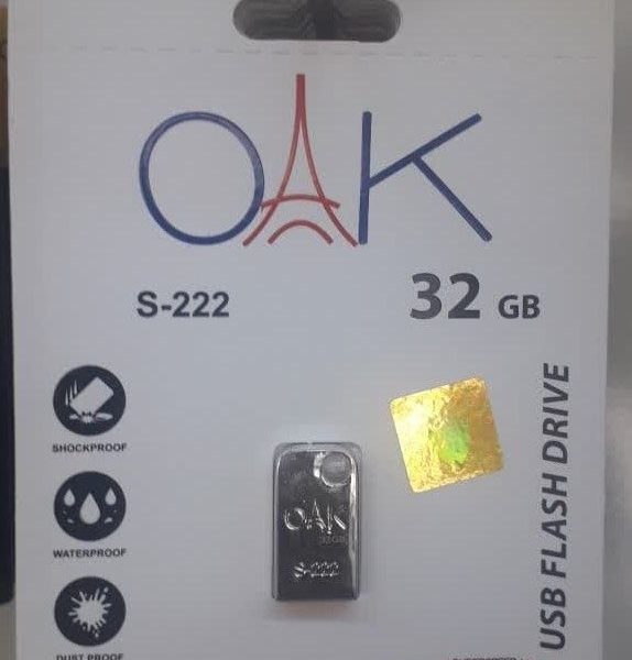 فلش 32 گیگ OAK S-222 گارنتی مادام