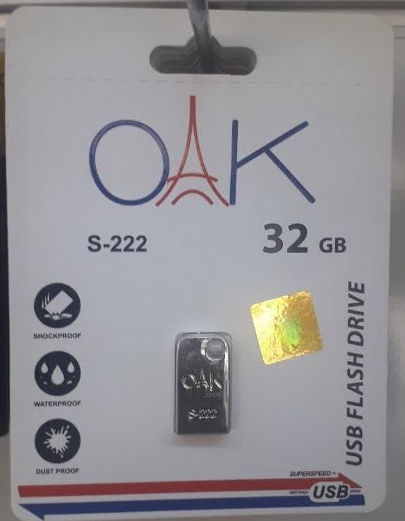 فلش 32 گیگ OAK S-222 گارنتی مادام