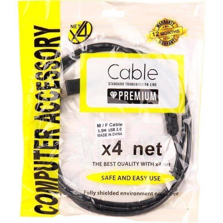 کابل افزایش 1.5 متری usb2 برند x4