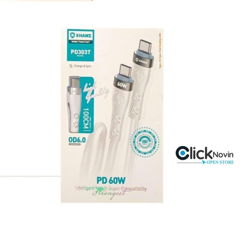 کابل شارژر type-c 60w-PD303T