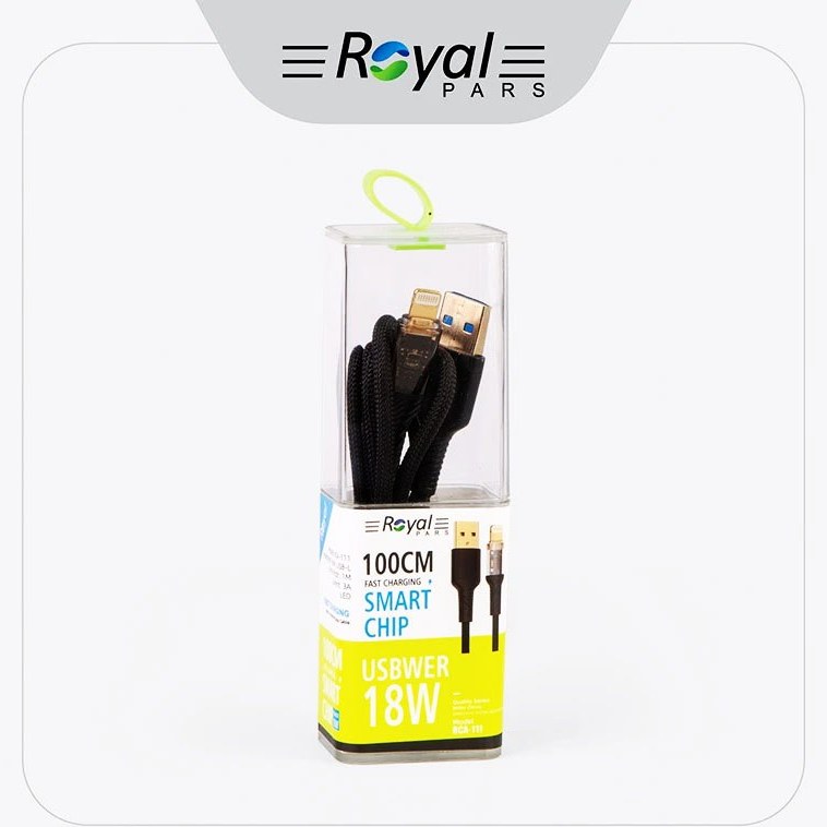 کابل شارژر آیفونی مدل RCA-111 برند رویال (royal)