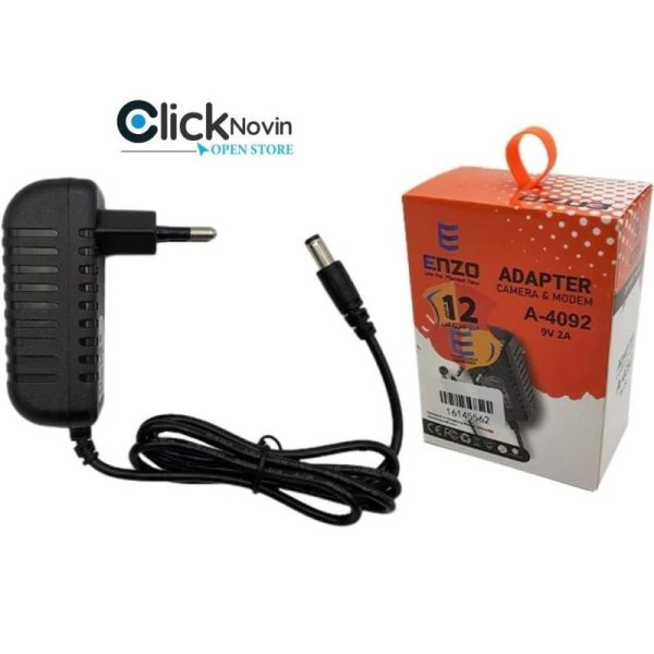 آداپتور مودم 9 ولت 2 آمپر Enzo A-4092