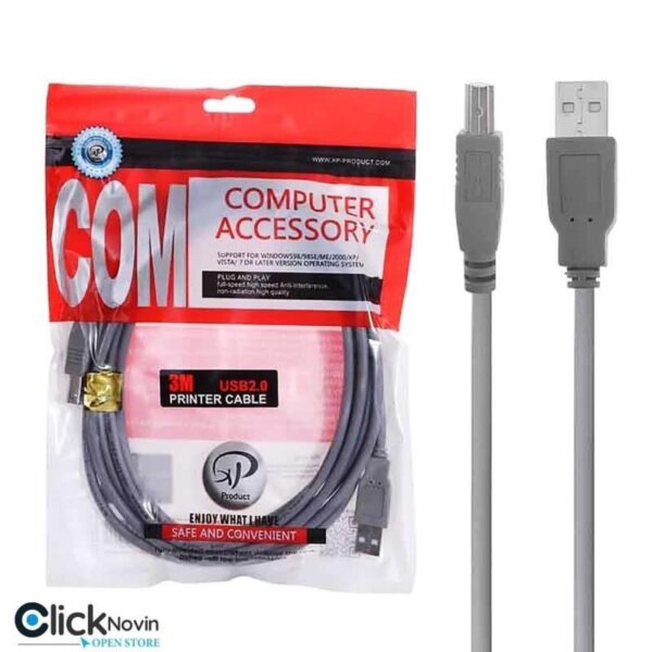 کابل پرینتر 3متری برند xp