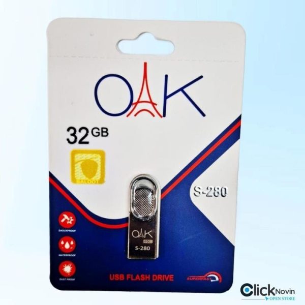 فلش 32 گیگ برند OAK برند s-280 _گارانتی مادام العمر
