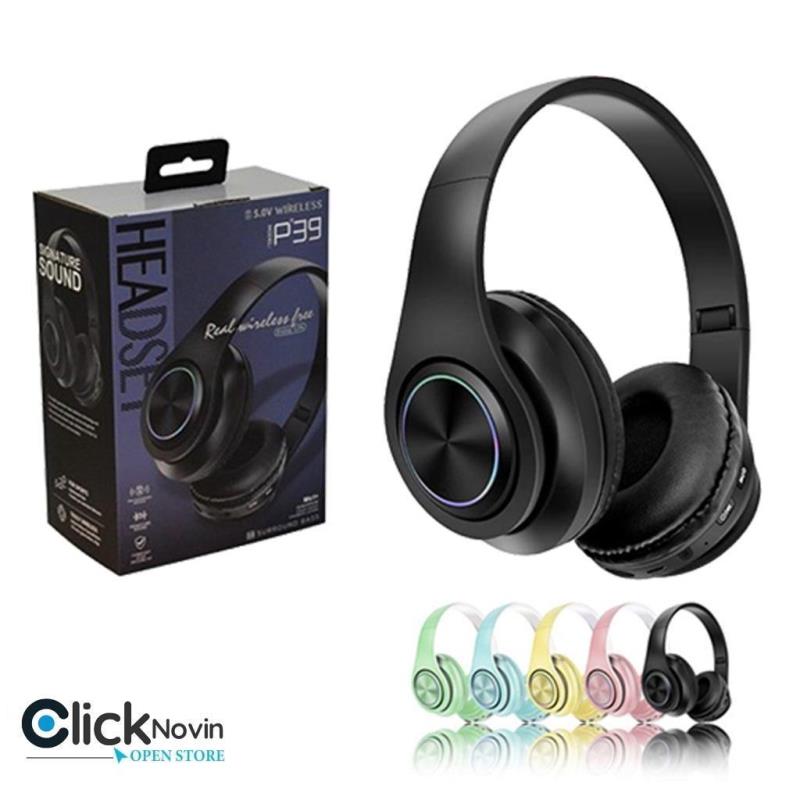هدفون بی سیم مدل P39 ، بلوتوثی ، شارژی