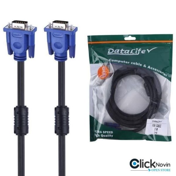 کابل 3 متری 3 6 vga برند datalife