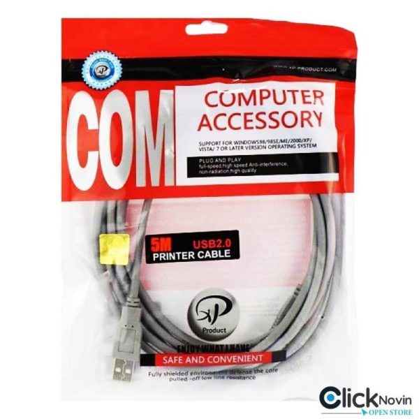 کابل پرینتر 5 متری برند xp