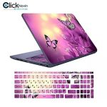 استیکر پشت لپ تاپ به همراه برچسب حروف فارسی کیبورد