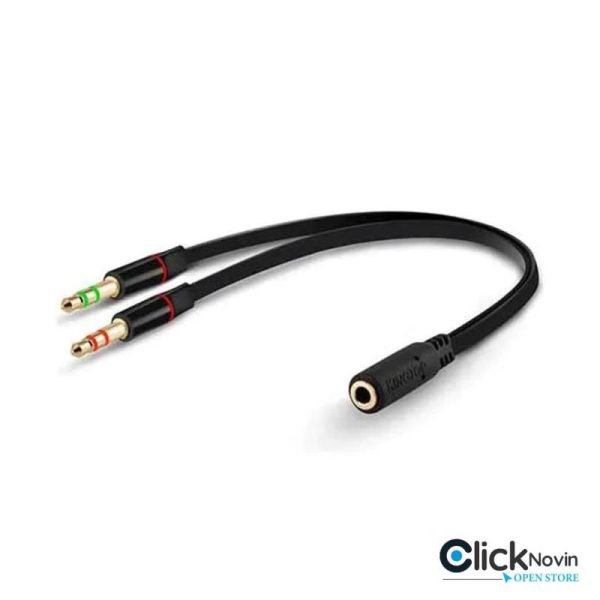 کابل هدفون 2 سوزنی به 1 مادگی