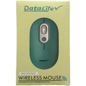 موس بی سیم silent مدل m333 برند datalife رنگ سبز