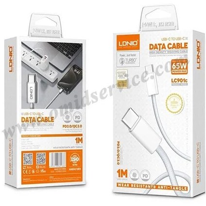 کابل شارژ دو سر Type-cبرند lDino ( type-c to type-c )