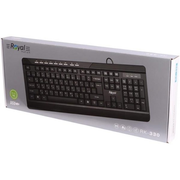 کیبورد سیم دار برند رویال (ROYAL) مدل RK330